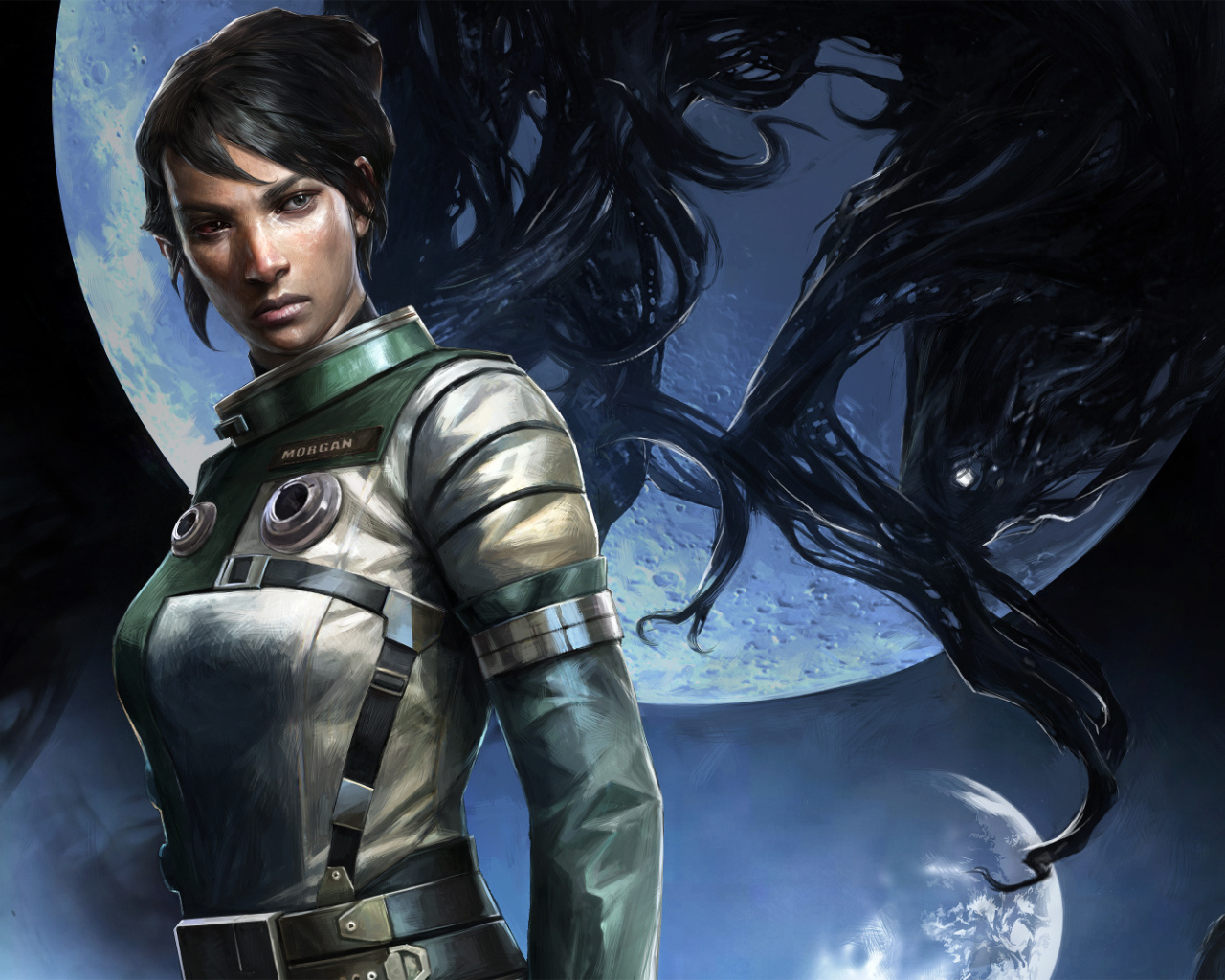 Девушка персонаж игры Prey 2017 