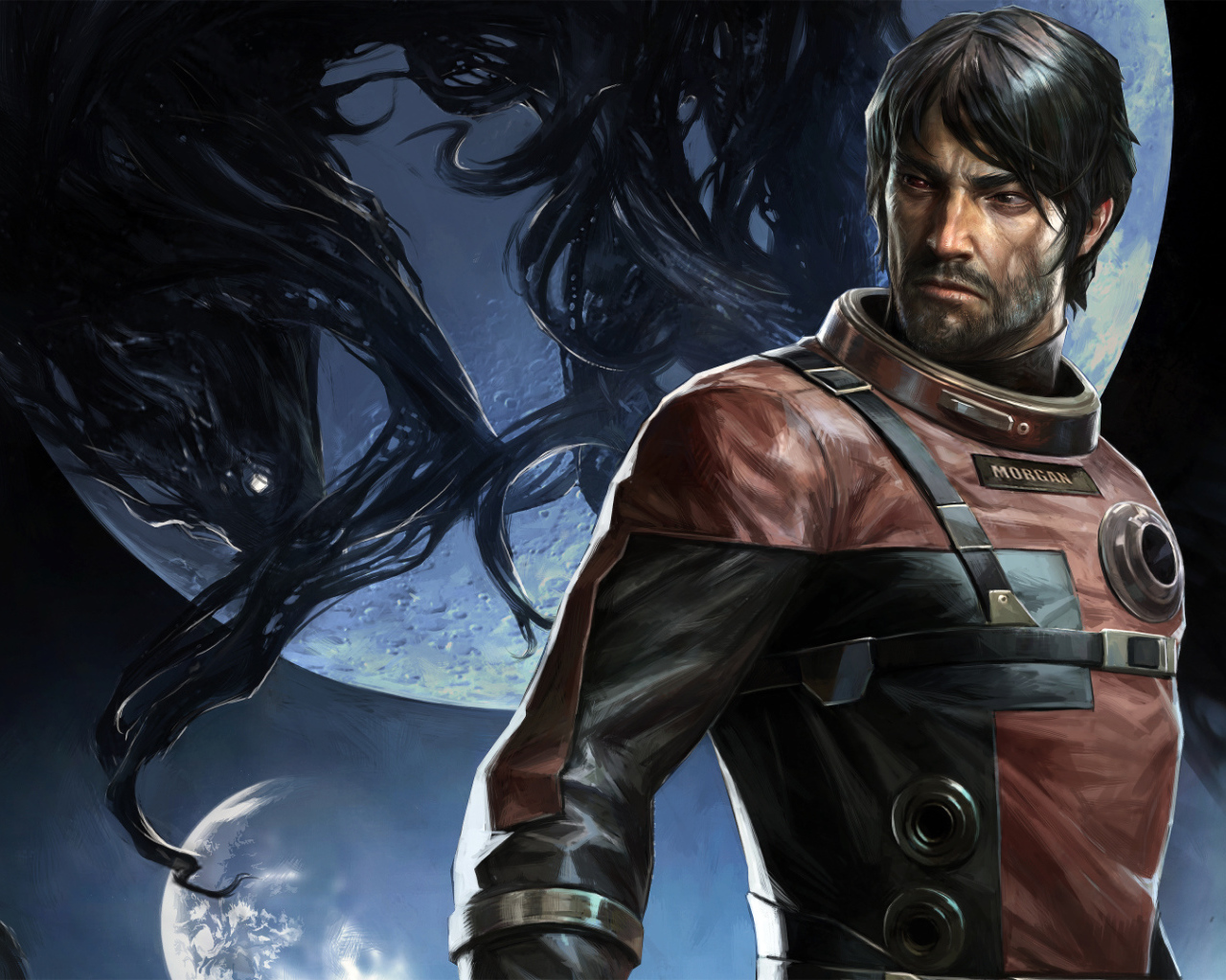 Morgan главный персонаж игры Prey 2017 