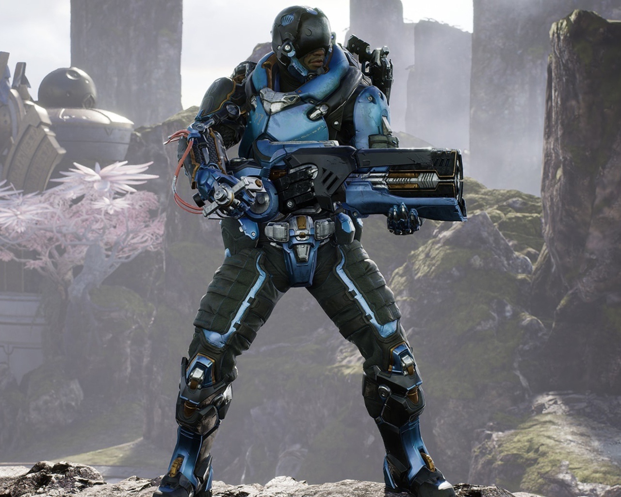 Мердок с бластером персонаж игры Paragon 2017  