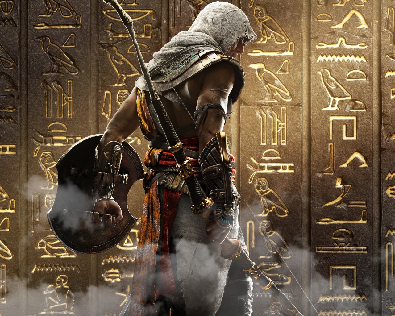 Постер новой компьютерной игры Кредо Ассасина, 2017