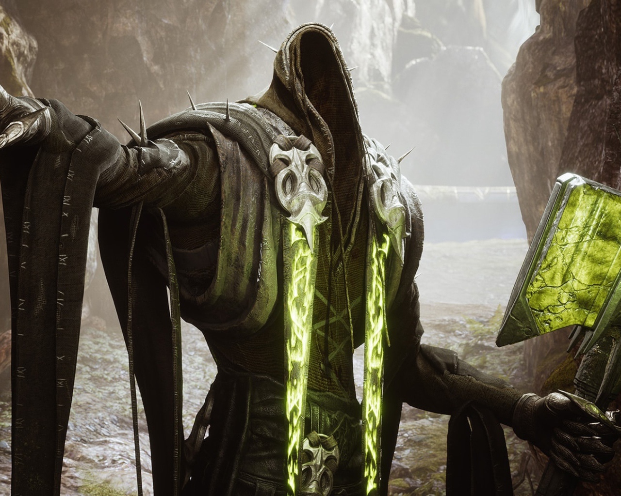 Севарог с кувалдой персонаж игры Paragon 2017 