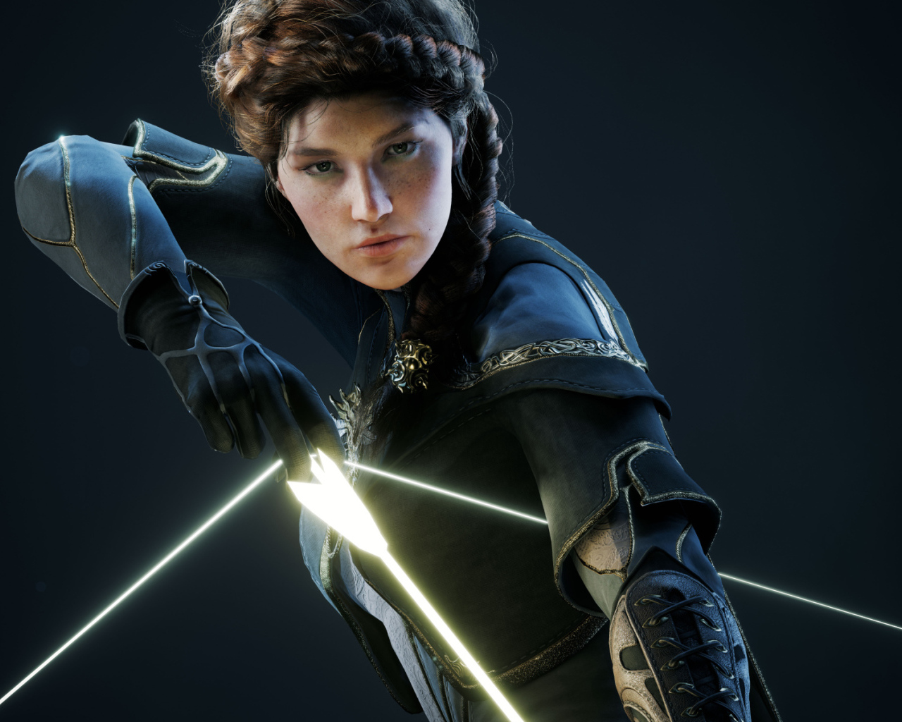 Спэрроу с луком персонаж игры Paragon 2017 