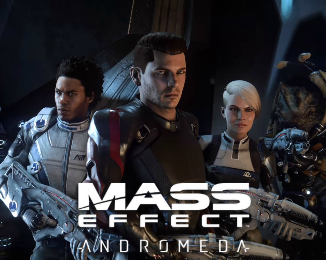 Главные герои компьютерной  игры Эффект массы. Андромеда 
