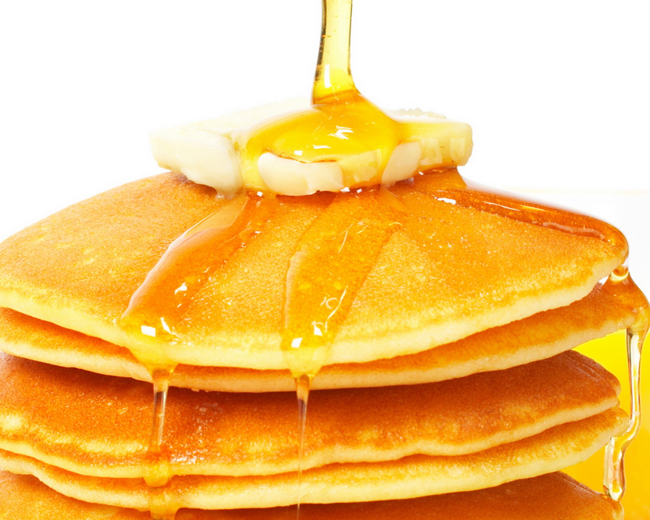 Солнечные блинчики с медом на Масленицу 