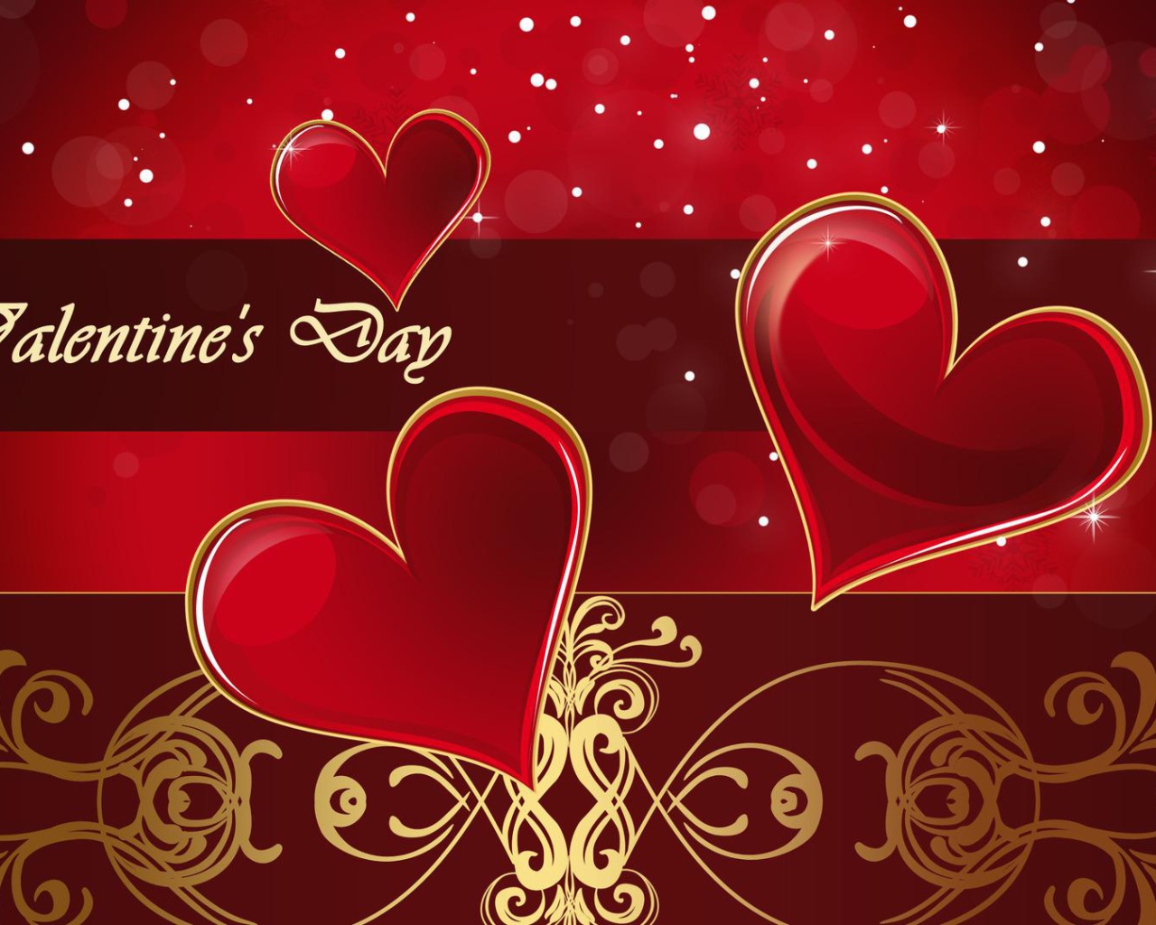 Открытка ко Дню Святого Валентина 