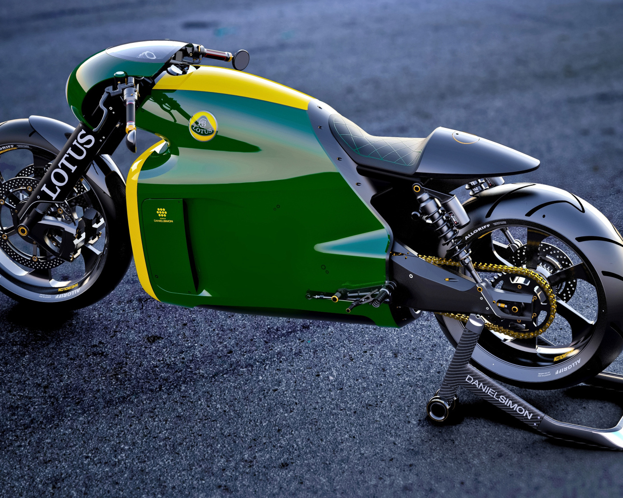 Эксклюзивный мотоцикл Lotus C-01