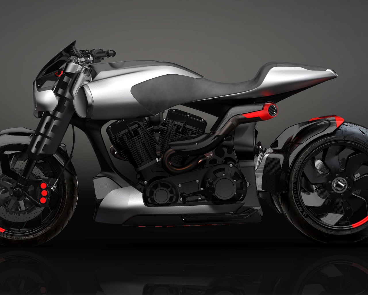 Мотоцикл Method 143 вид сбоку