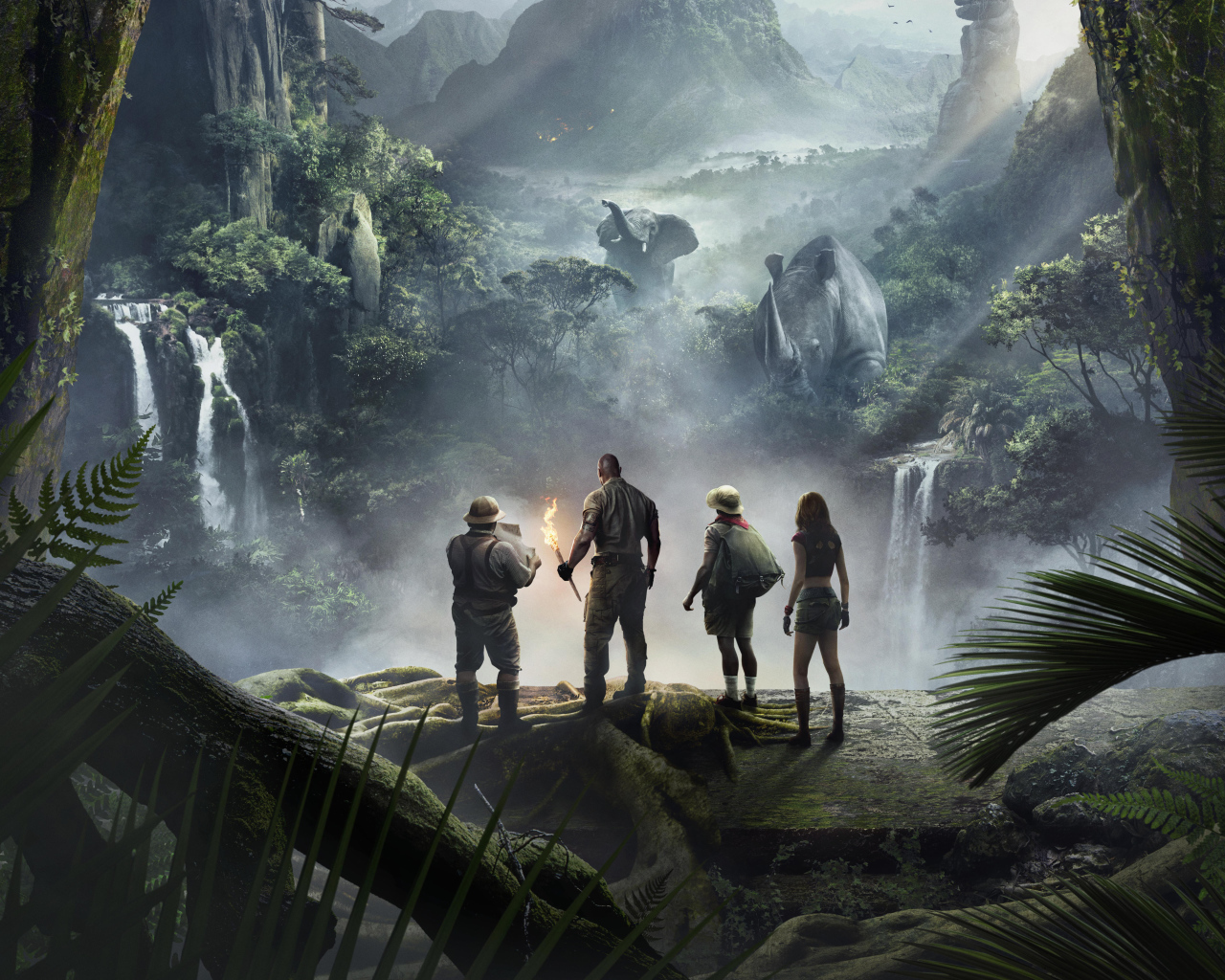 Кадр нового фильма Джуманджи. Зов джунглей, 2017