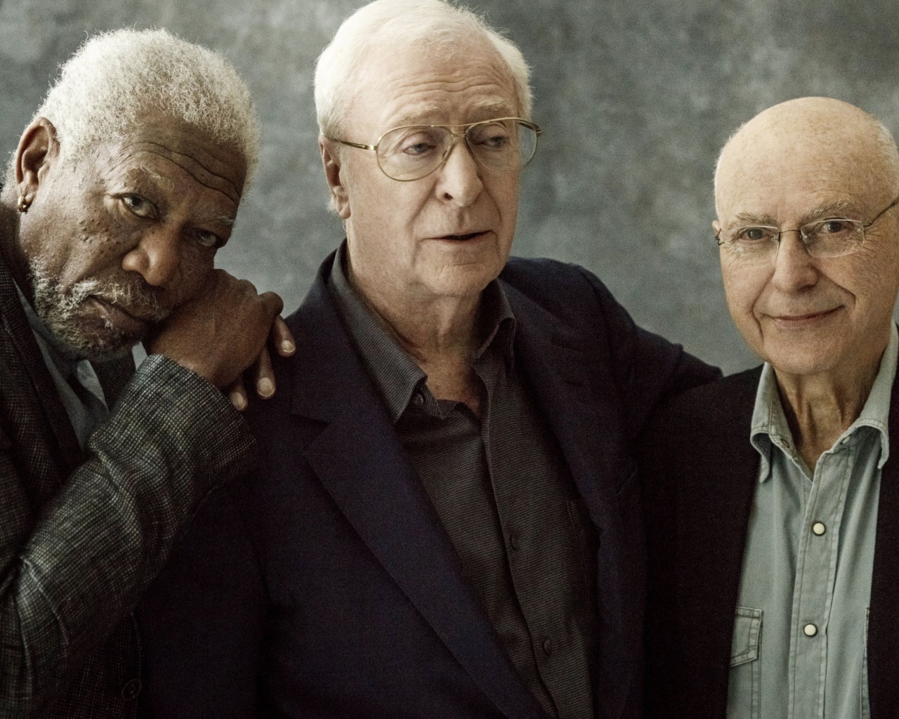 Актеры Морган Фриман, Майкл Кейн, Алан Аркин  герои фильма  Уйти красиво, 2017 