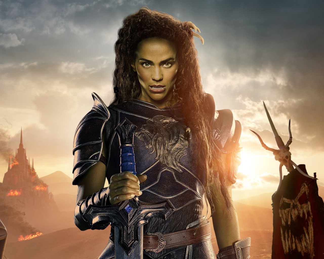 Женщина-полуорк Гарона персонаж фильма Варкрафт 