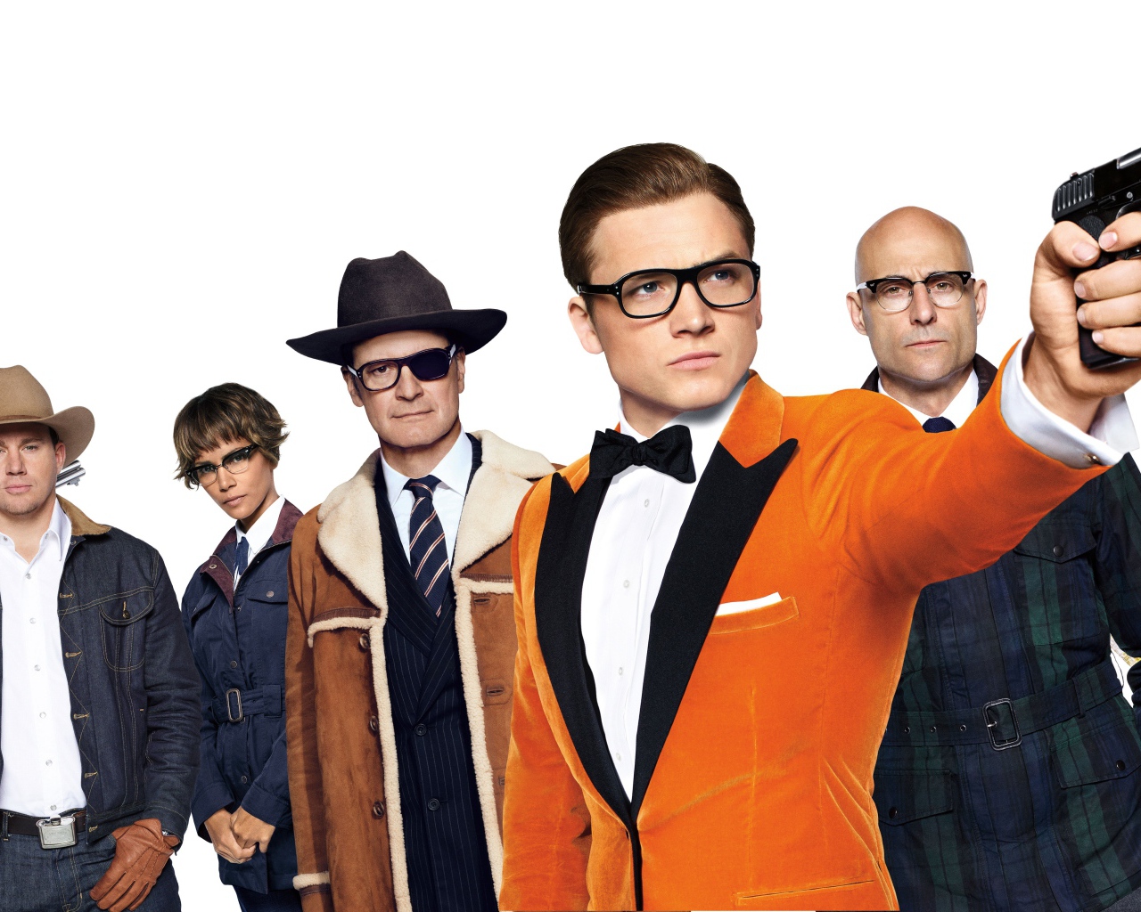 Герои нового приключенческого боевика  Kingsman Золотое кольцо