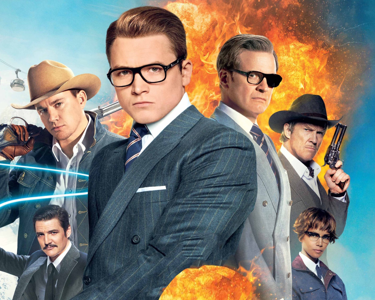 Персонажи фильма  Kingsman, Золотое кольцо, 2017