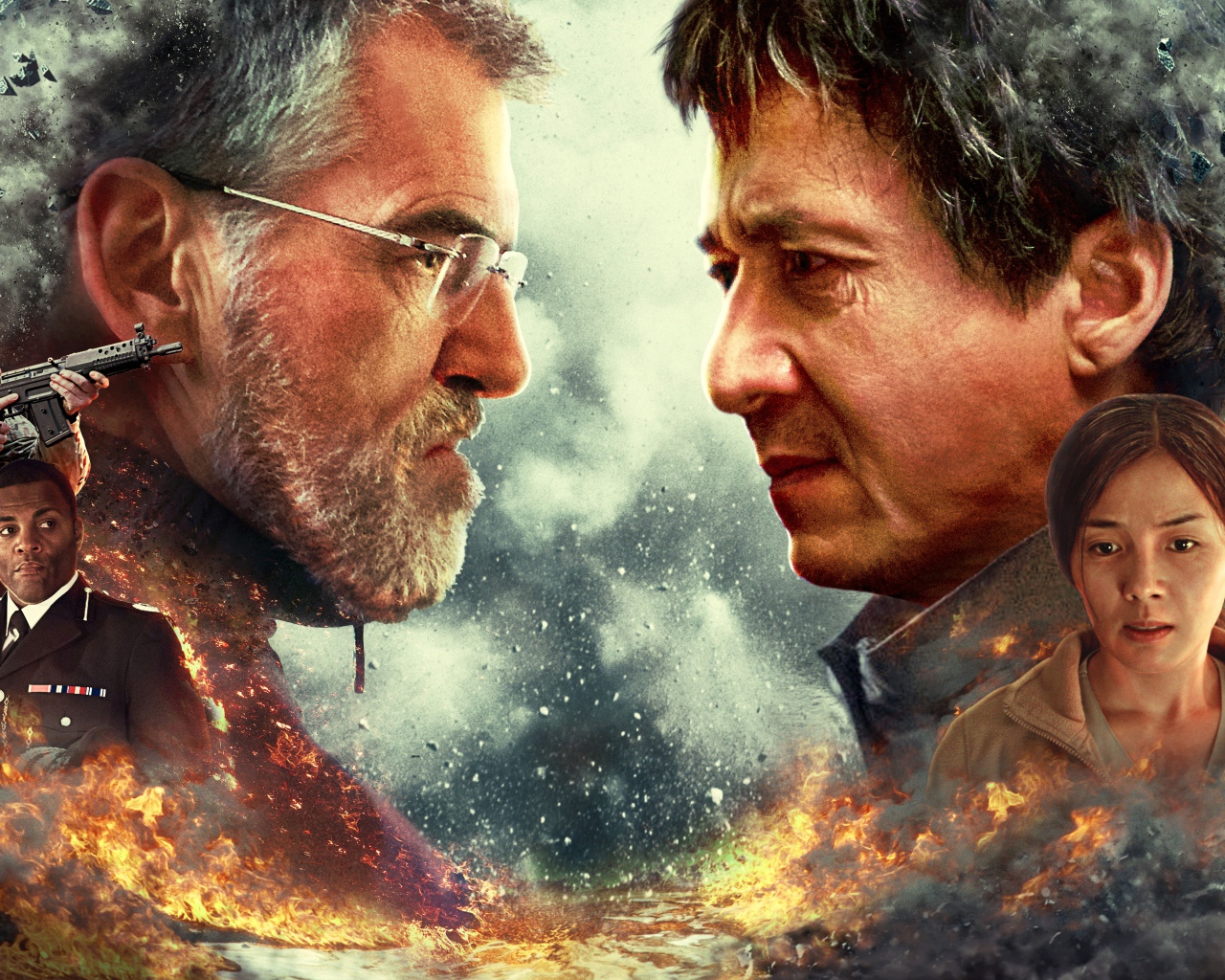 Постер нового фильма боевика Иностранец, 2017