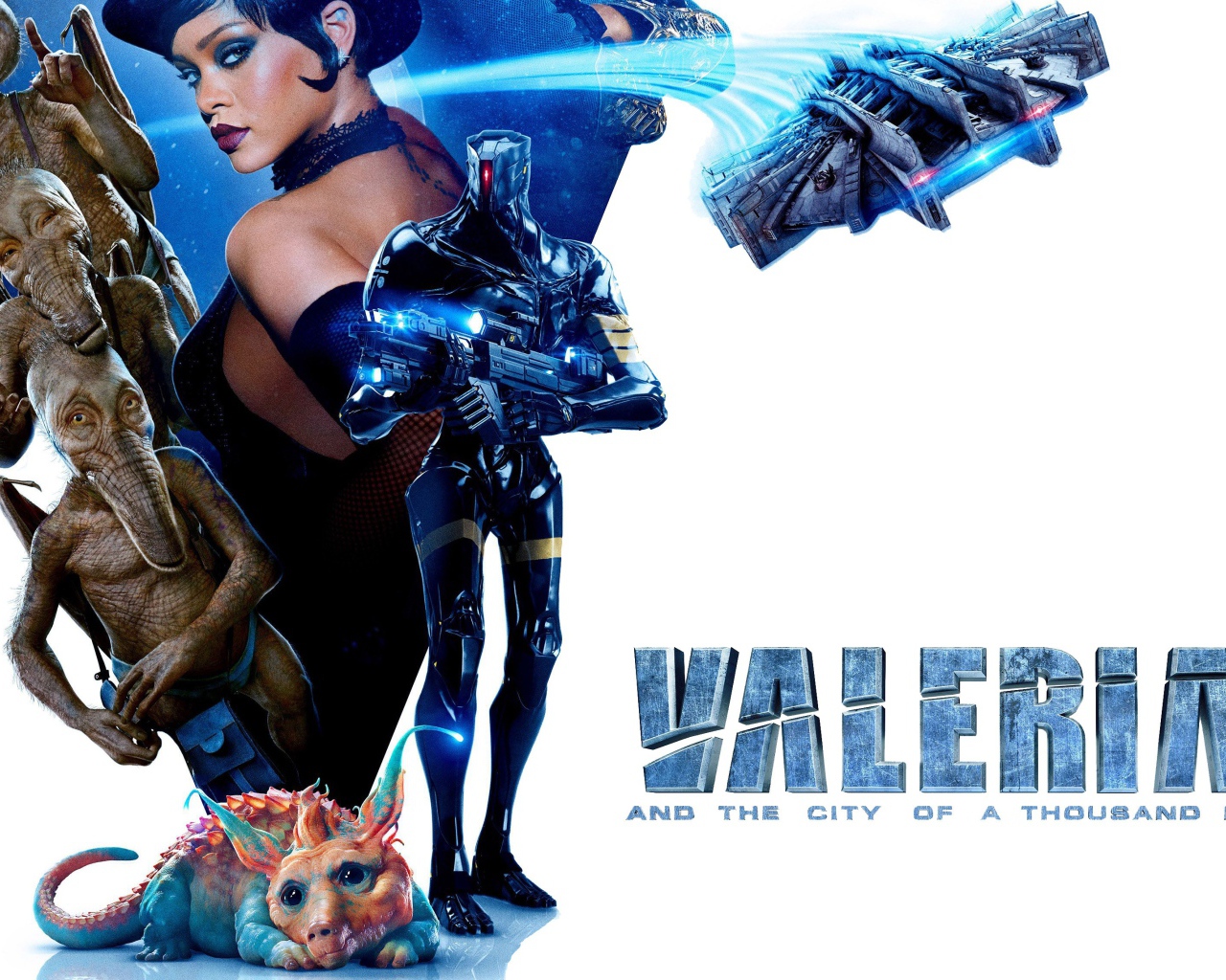 Певица Рианна персонаж Баббл в фильме Валериан и город тысячи планет, 2017 