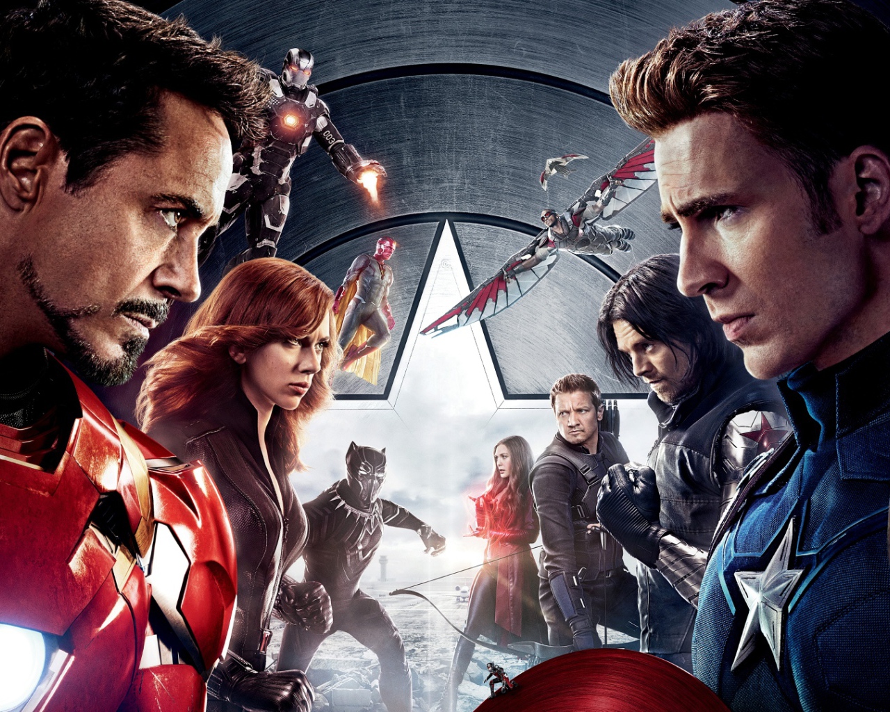 Супер герои из фильма Первый мститель Противостояние 