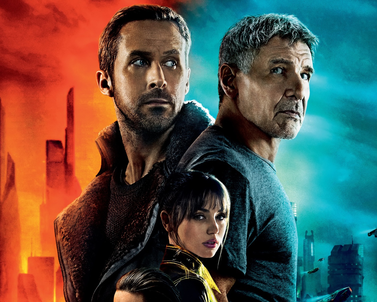 Главные герои фильма Бегущий по лезвию 2049, 2017 года