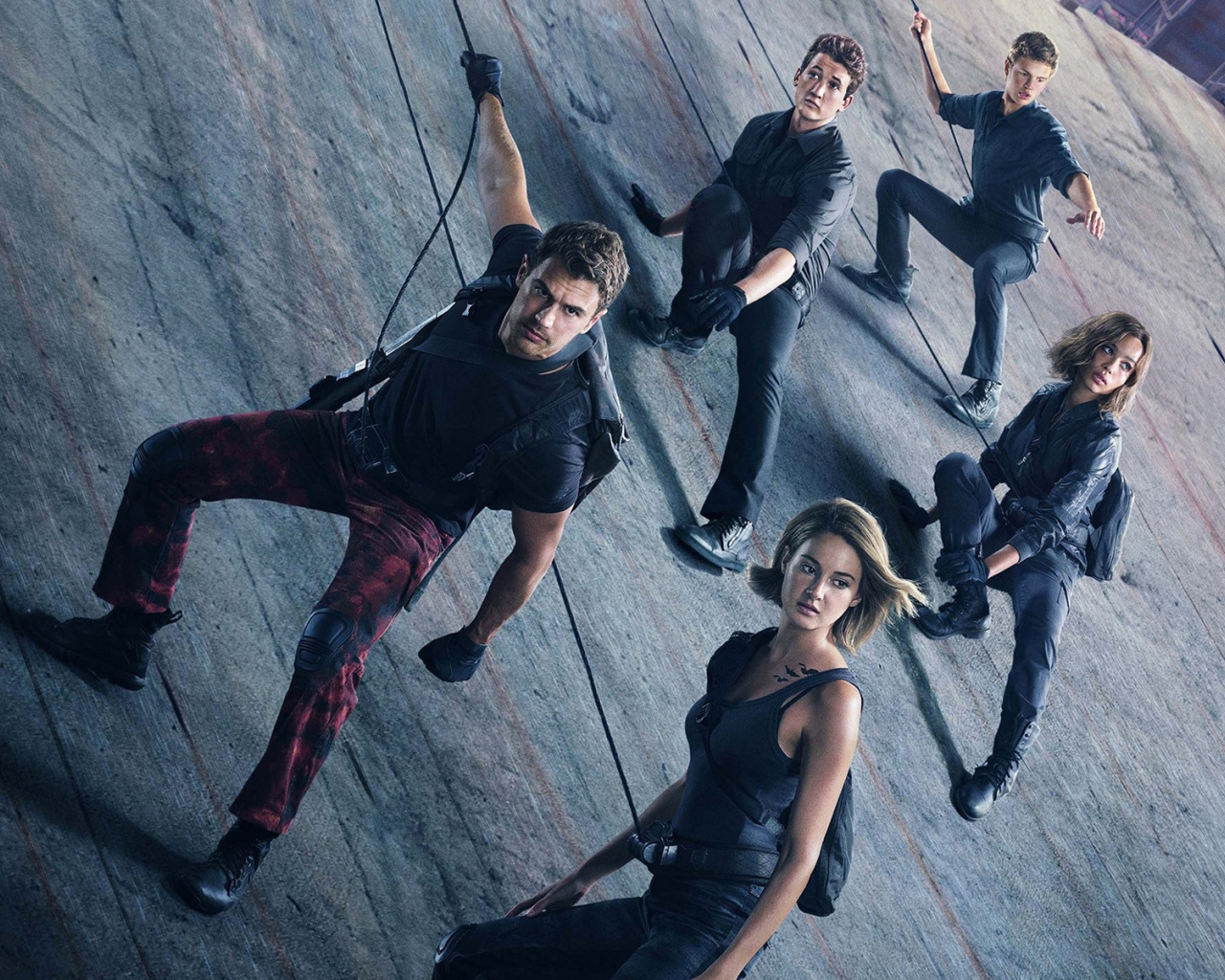 Главные герои фильма Дивергент, глава 4 Асцендент 