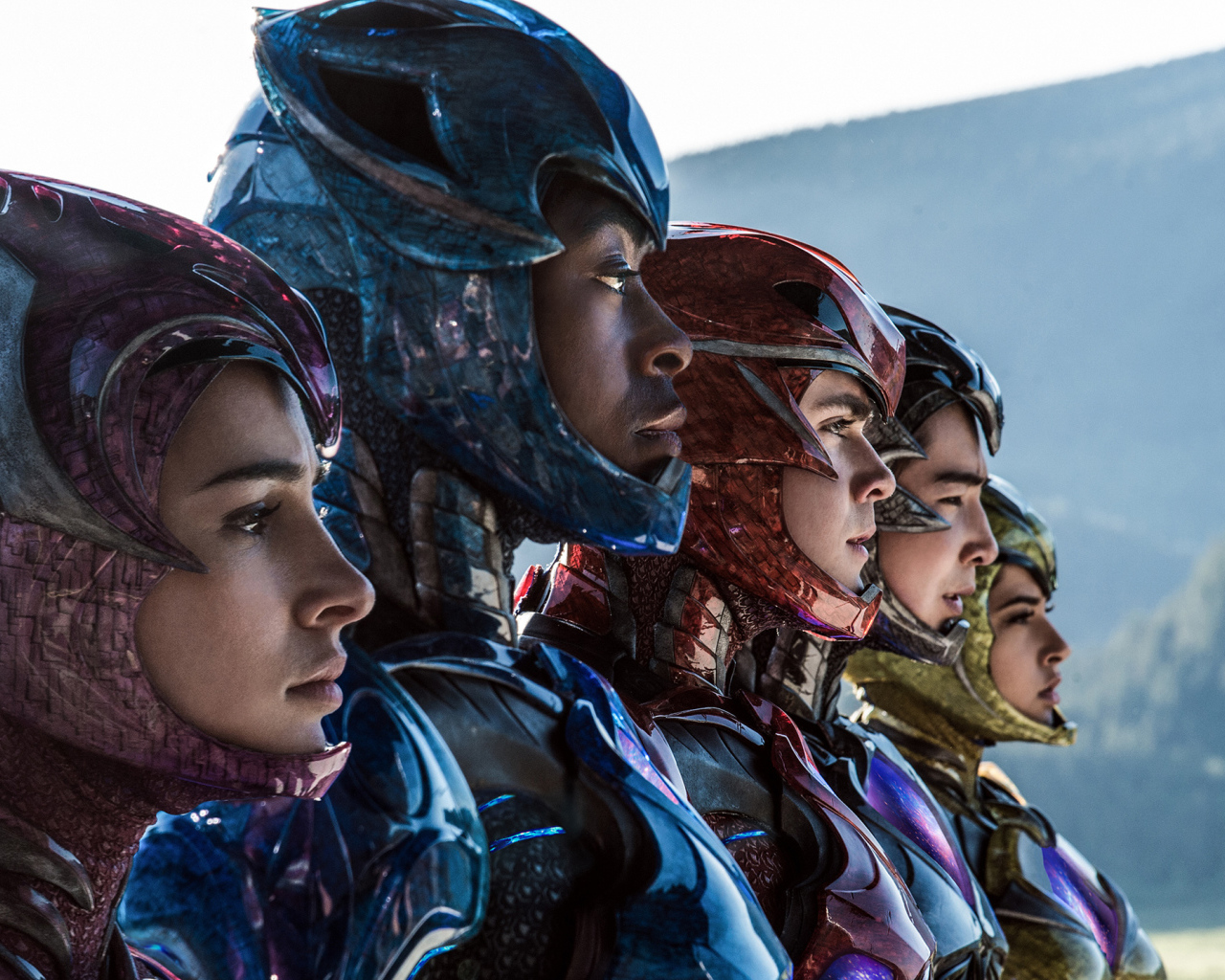 Главные персонажи фильма Могучие рейнджеры 2017 