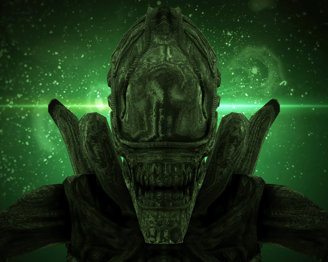 Монстр из фильма Чужой Завет 2017 