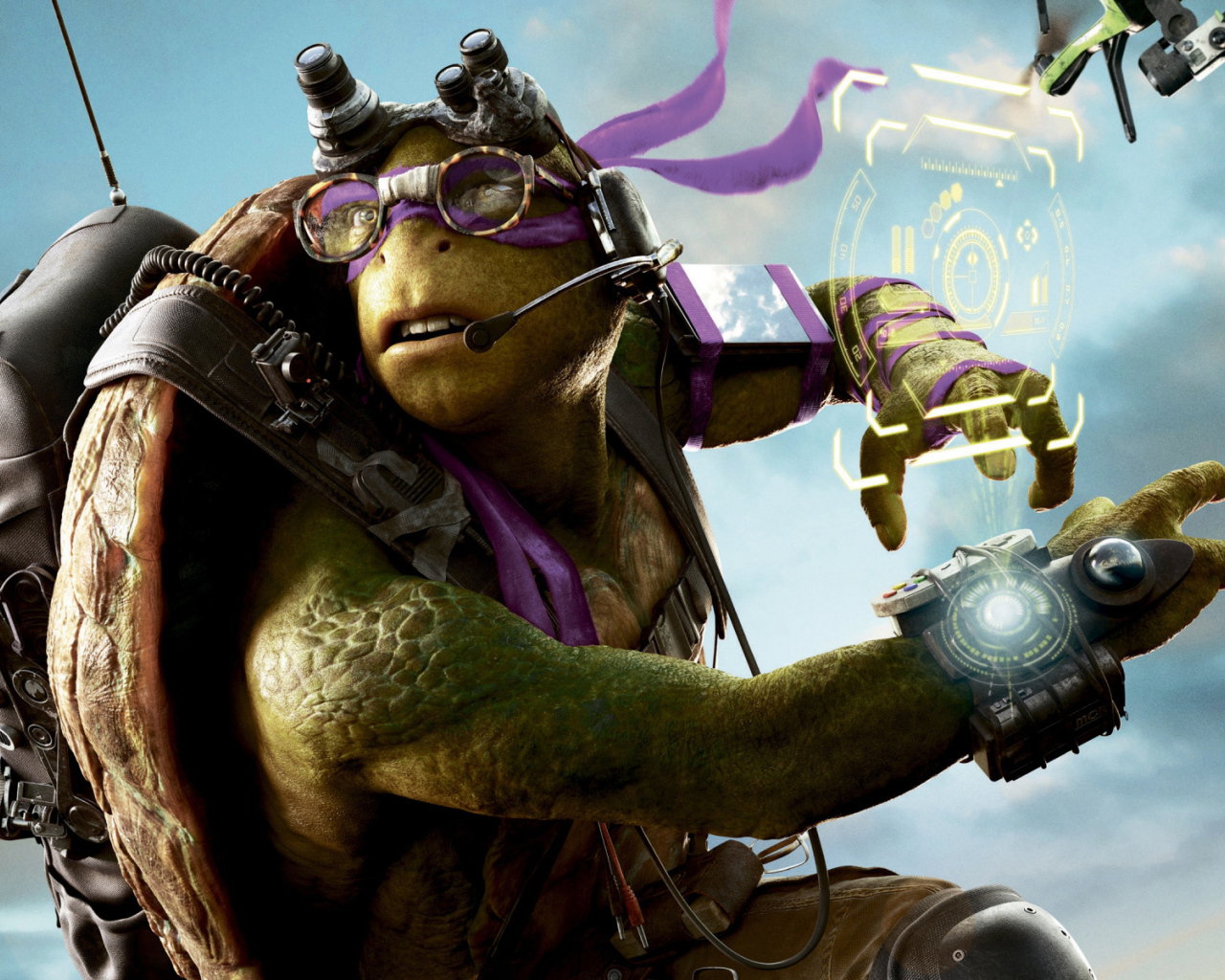 Черепашка Донателло персонаж фильма Черепашки-ниндзя 2 