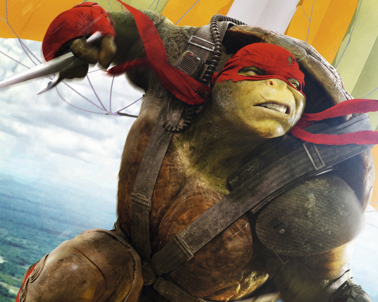 Черепашка Рафаэль персонаж фильма Черепашки-ниндзя 2 