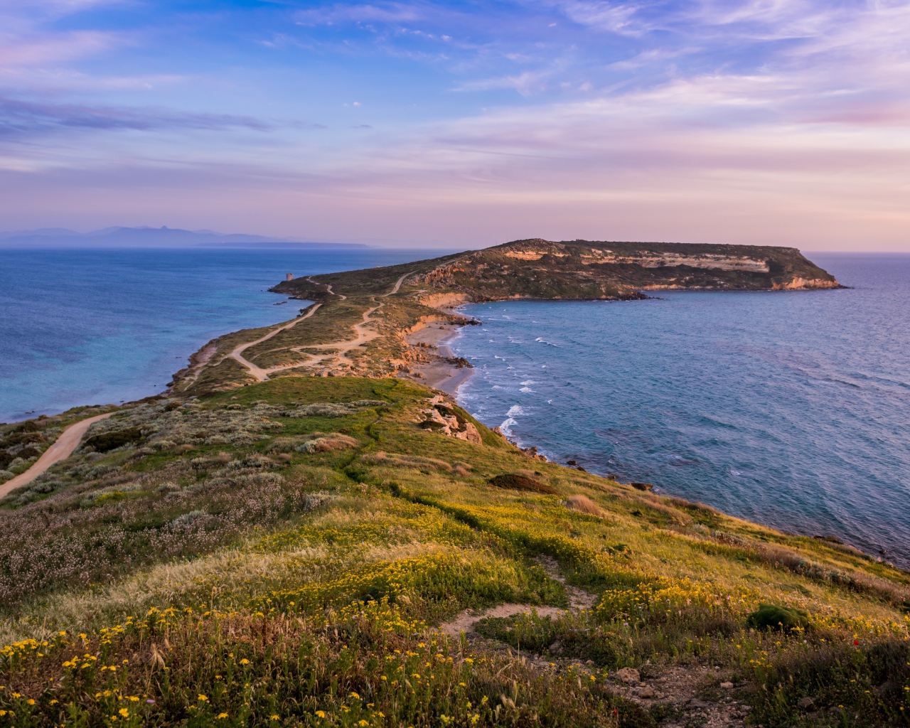 Мыс Капо Сан - Марко, полуостров Синис   