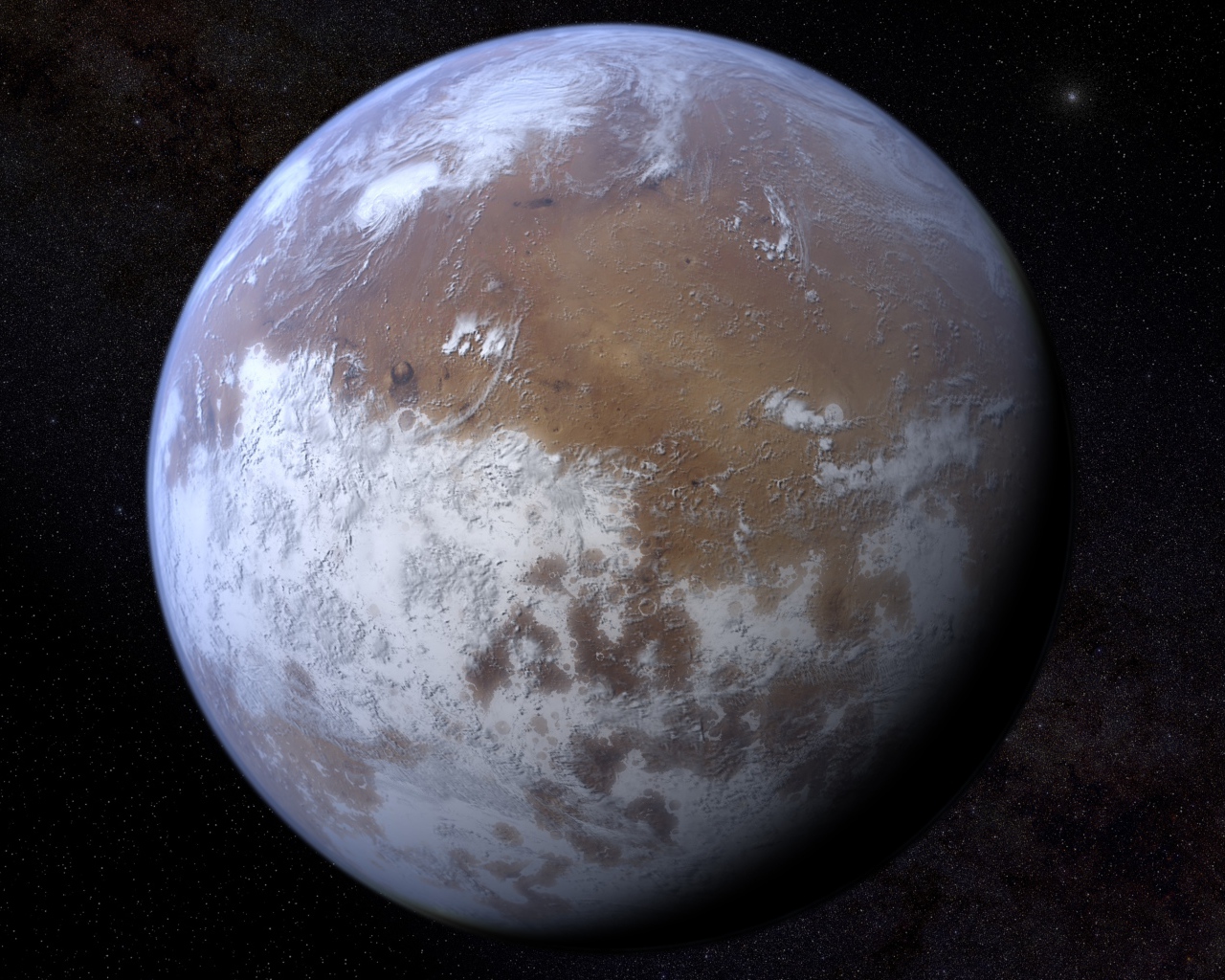 Ледяная планета Марс 