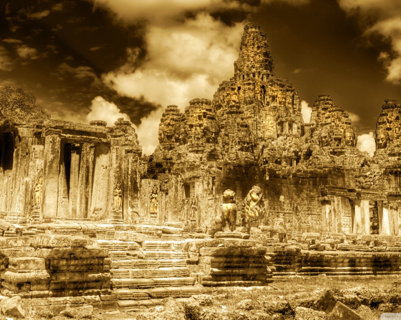 Камбоджа храмовый комплекс Ангкор Ват 