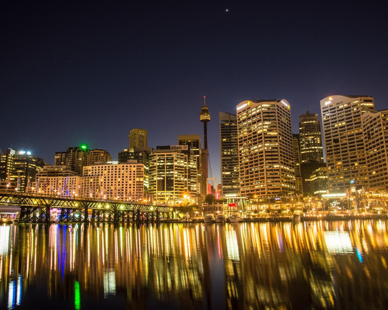 Гавань Дарлинг-Харбор в Сиднее 