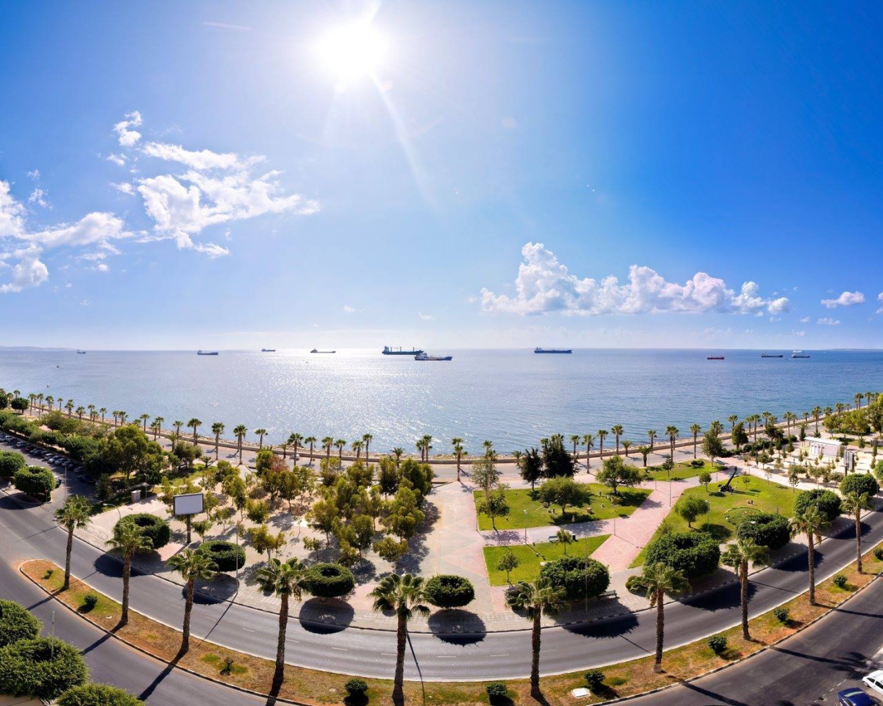 Панорама острова Кипр  