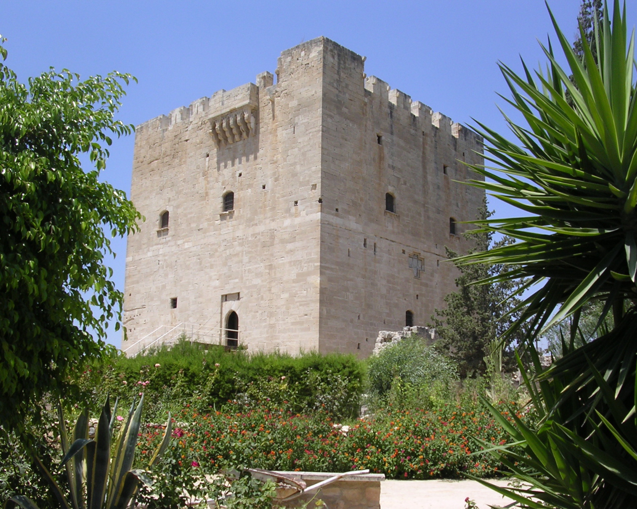 Средневековый Замок Колосси, Кипр 