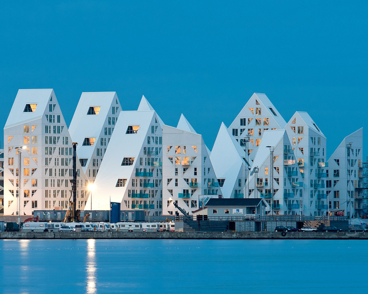 Жилой комплекс Айсберг, Орхус. Дания 