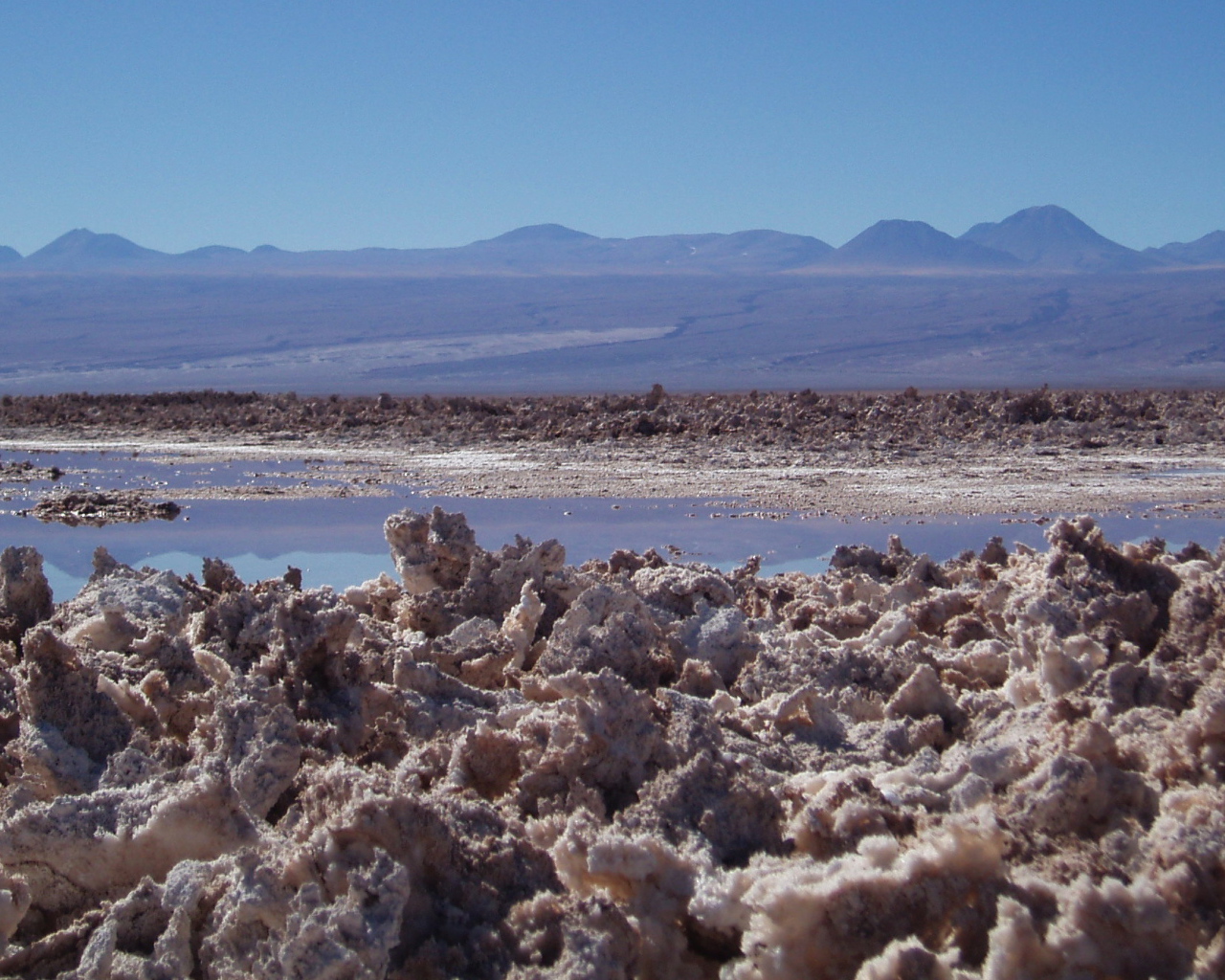 Солончак Салар-де-Атакама, Чили 