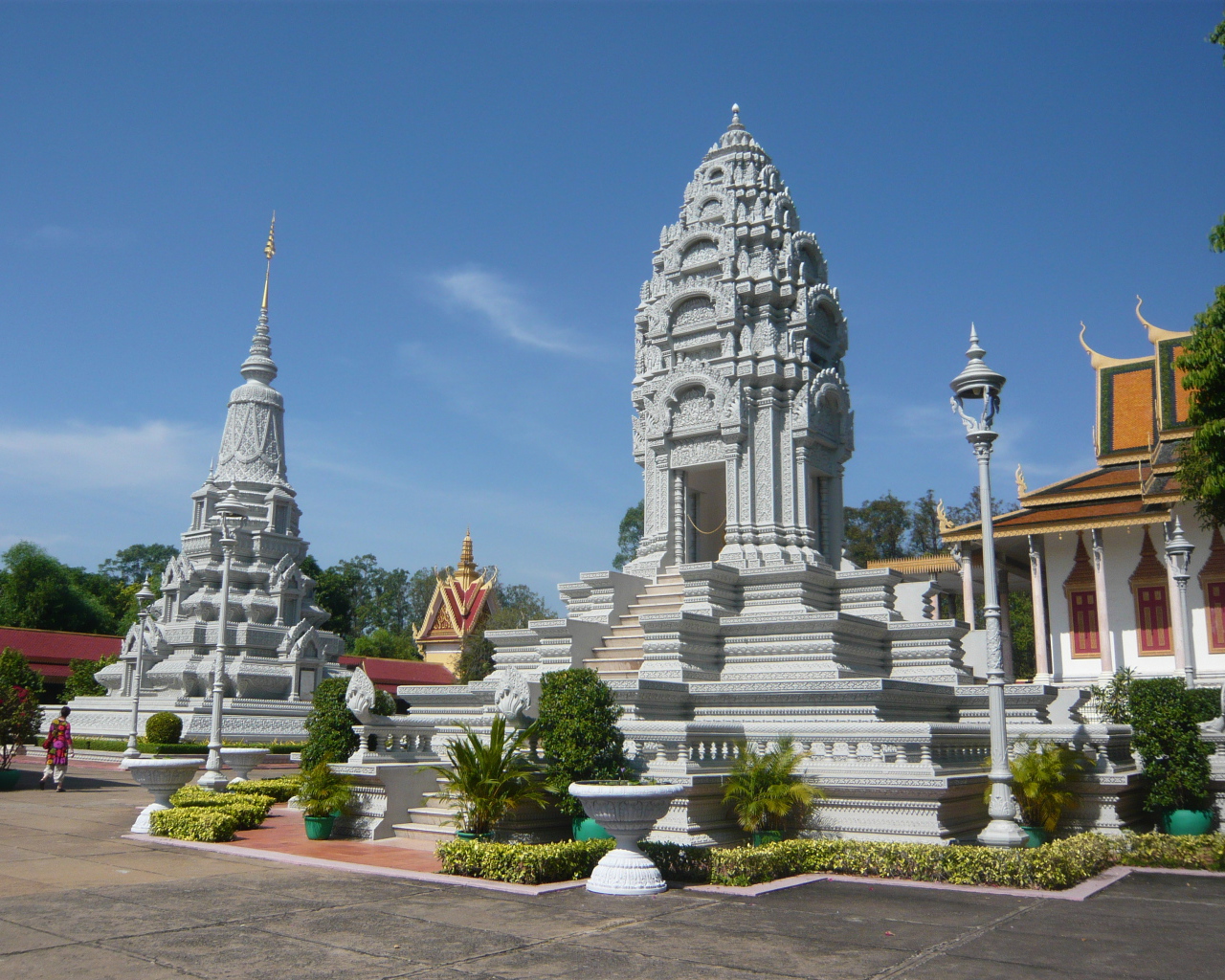 Ступа Кантха Бопха. Королевский дворец,  Камбоджа