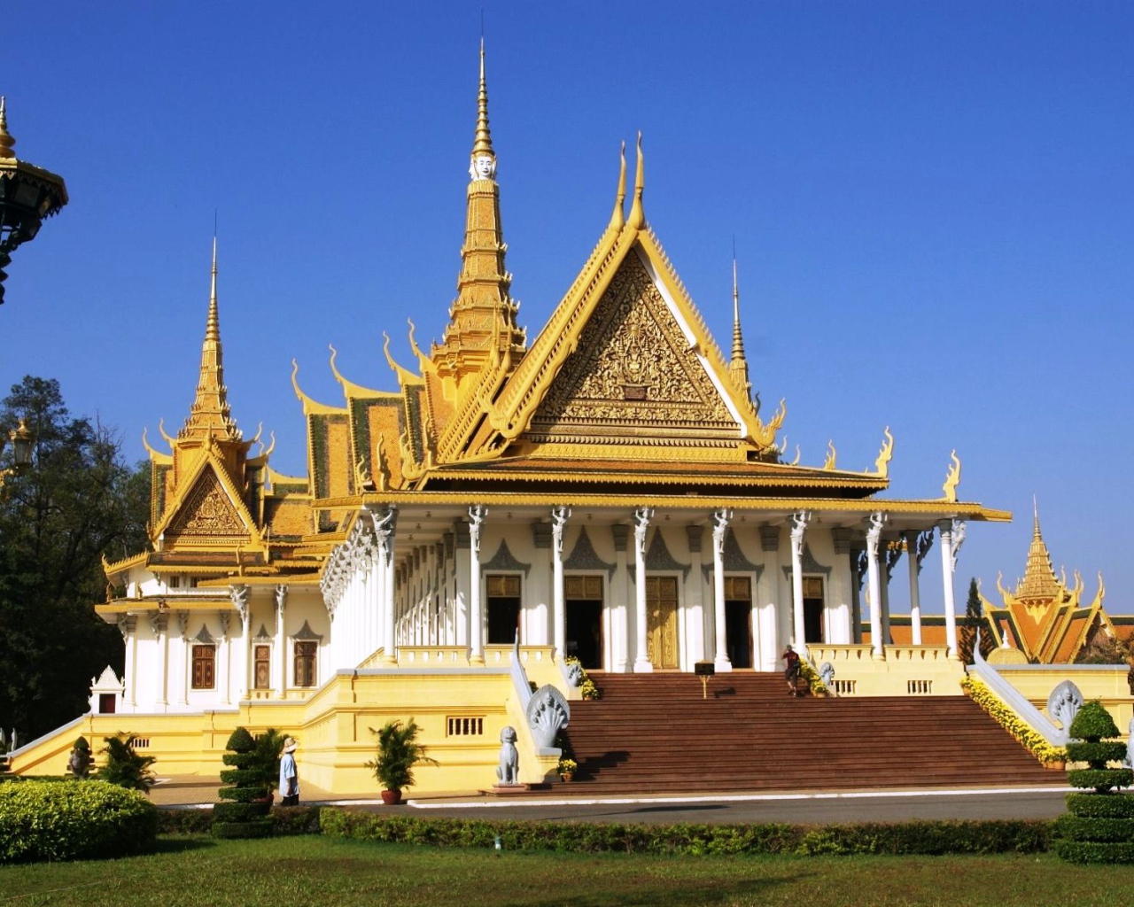 Королевский дворец в Пномпене, Камбоджа 