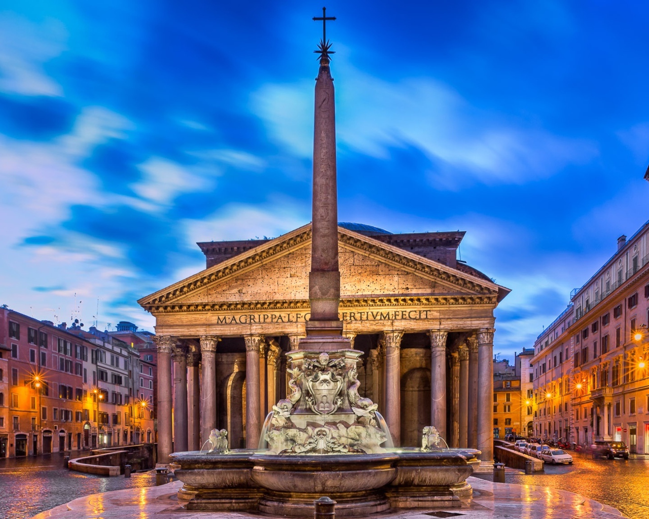 Пантеон храм всех богов, Рим. Италия 