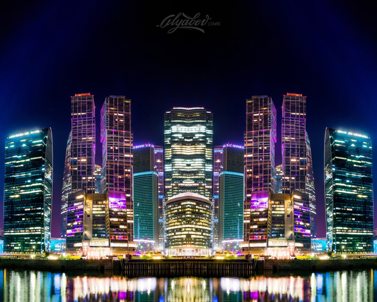 Ночная Москва, Россия 