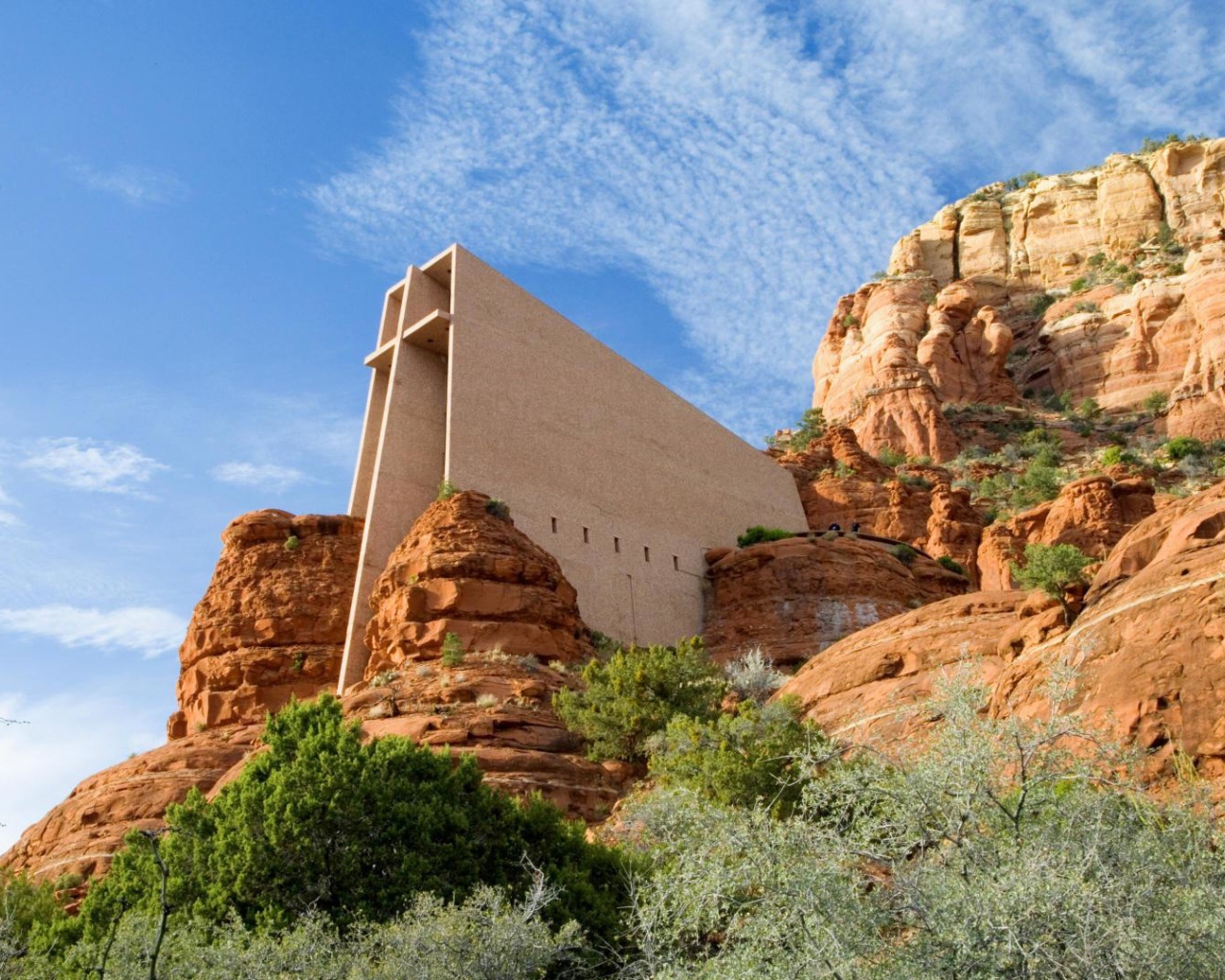 Часовня в скале. Аризона, США