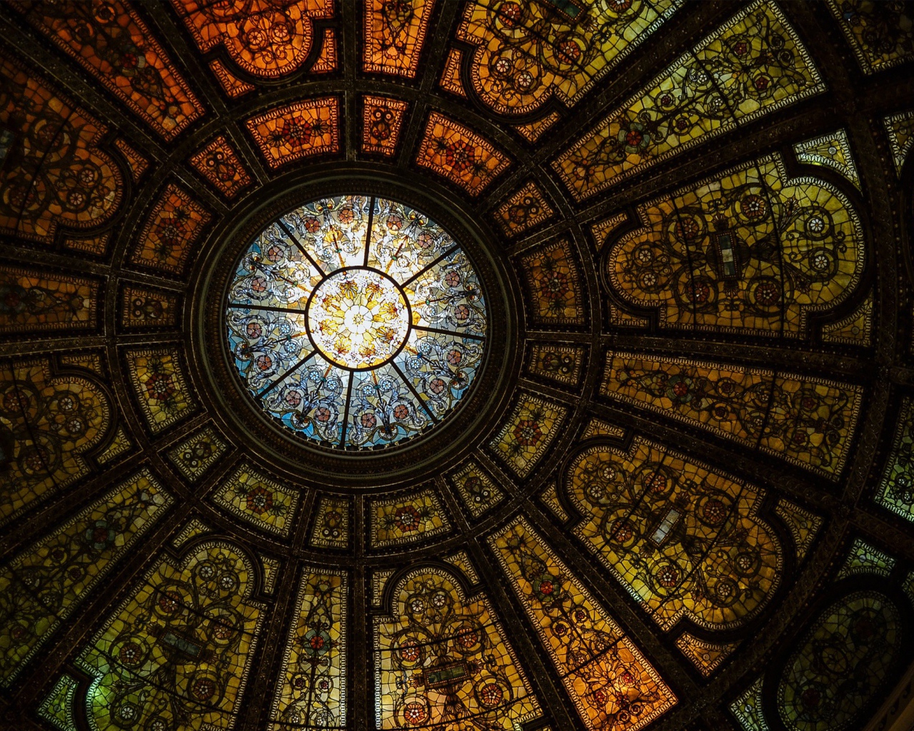 Чикагский культурный центр витражи, США