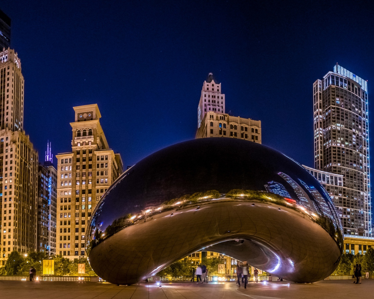 Миллениум парк, Spaceship Earth, Чикаго. США 