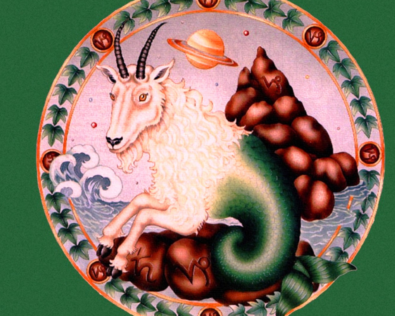 Знак зодиака Козерог  рисунок 