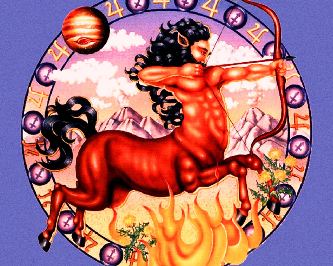 Знак зодиака Стрелец рисунок 