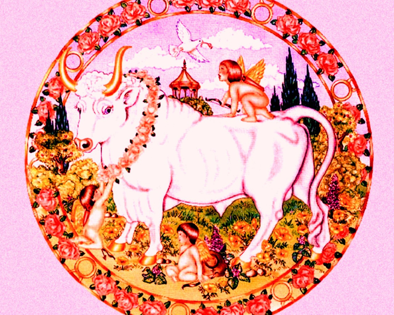 Знак зодиака Телец рисунок 