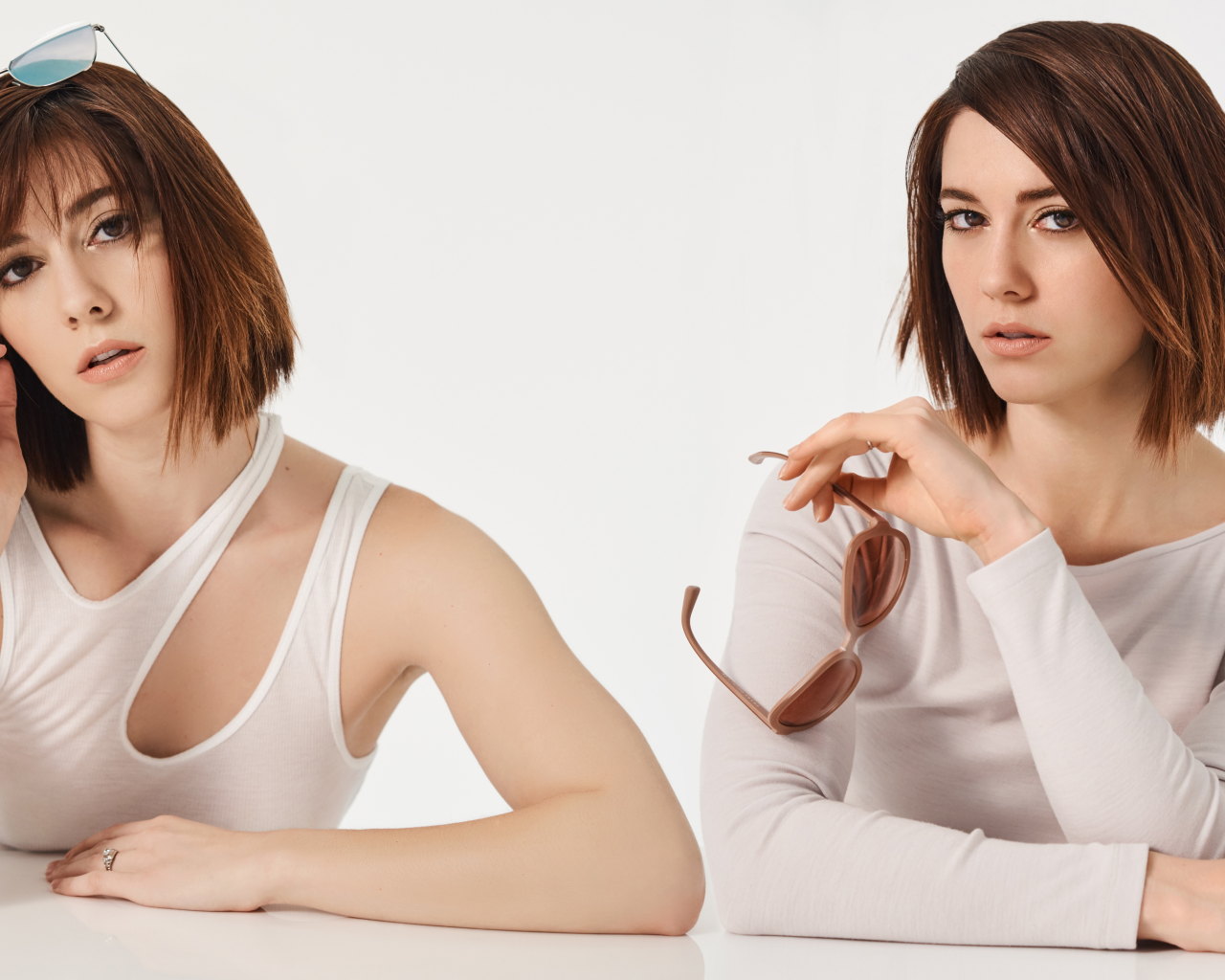 Актриса Мэри Элизабет Уинстэд фото на белом фоне 