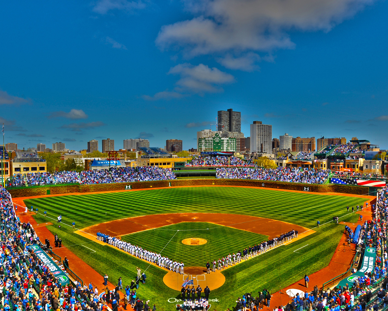 Бейсбольный стадион Ригли-филд, Чикаго 