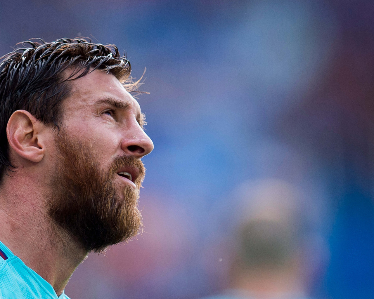 Футболист Лионель Месси с бородой