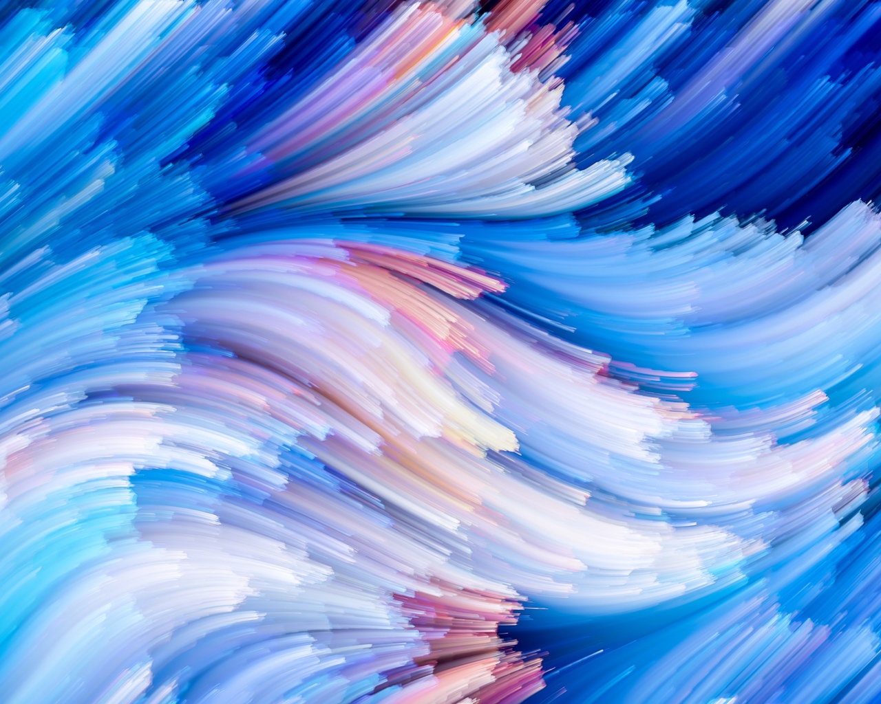 Абстрактные голубые волны