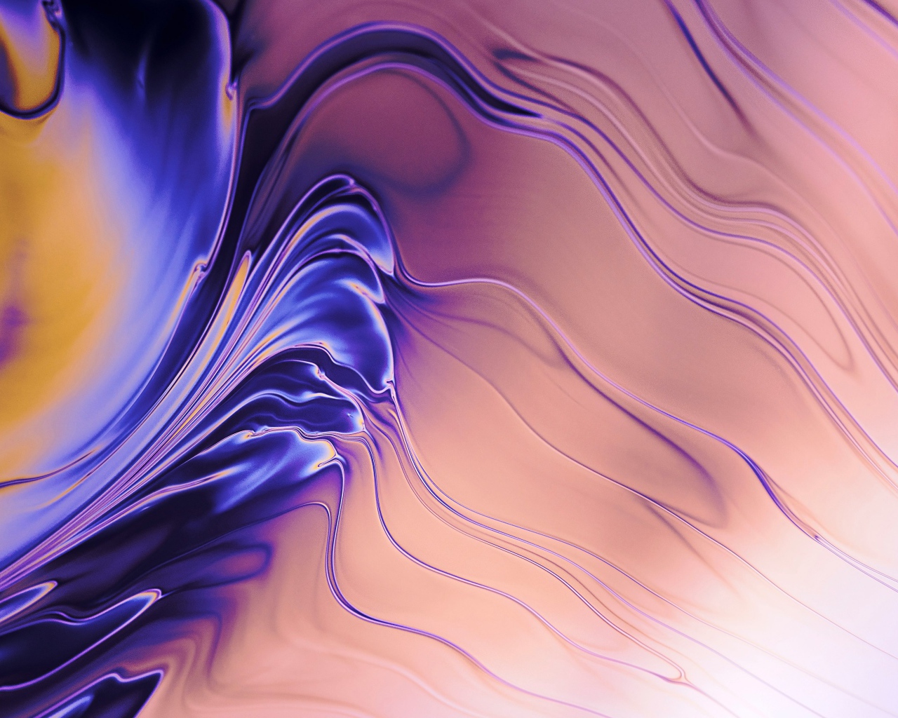 Абстрактные фиолетовые волны на розовом фоне