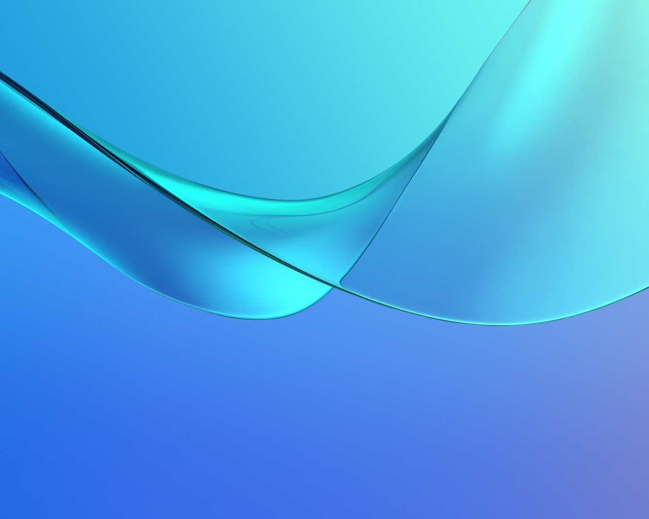 Голубая абстрактная волна на голубом фоне