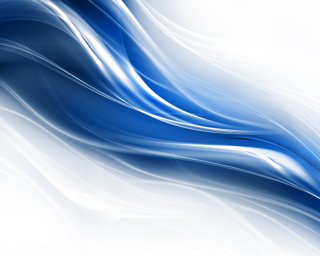 Голубые и белые волнистые линии 3д графика